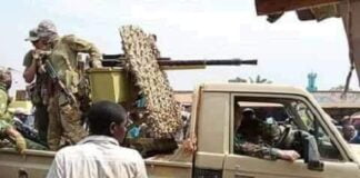 les soldats faca en patrouille à Bangui 3