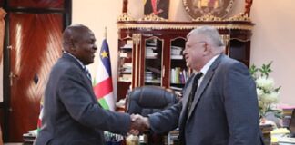 L’ambassadeur plénipotentiaire de la Fédération de Russie près la République centrafricaine, Monsieur Vladimir TITTORENKO