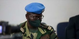 Lieutenant-colonel Abdoul-Aziz Fall, porte-parole de la Force de la MINUSCA.