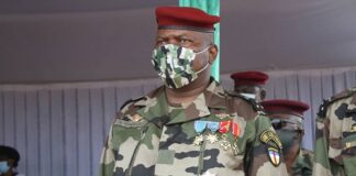 Le Chef d'état major des armées, le général Zéphyrin Mamadou copyright CNC du 1er décembre 2020