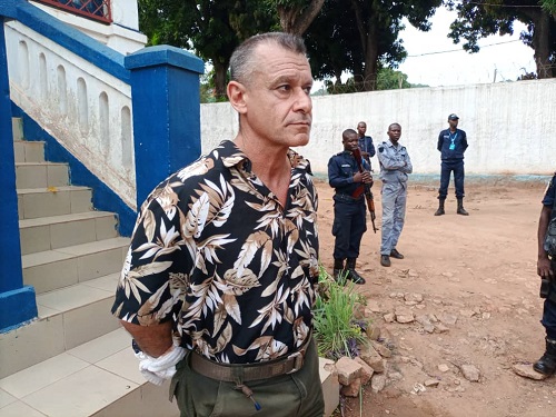 Le français Juan Rémy Quignolot, interpellé par la police le 11 mai 2021 pour détention illégale d'armes de guerre. Photo CNC
