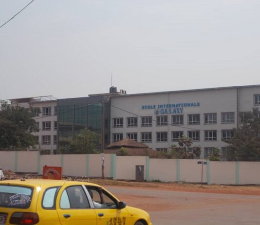Le complexe scolaire Galaxy à Bangui. Photo CNC