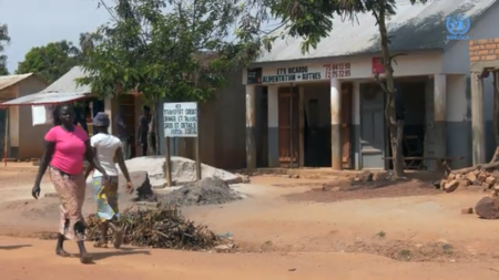Ville d'Obo en Centrafrique