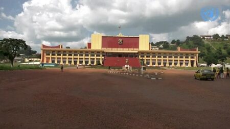 Vue d'ensemble de l'assemblée nationale centrafricaine