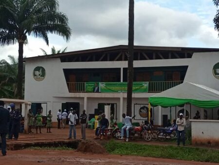 Le siège du parti RDC à Bangui