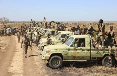 convoi soudanais vers Amdafock