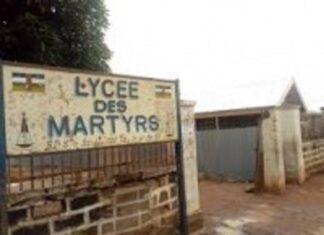 portail du lycée des martyrs à Bangui RJDH