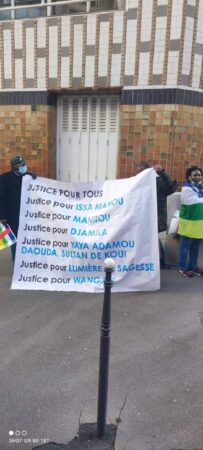 À Paris, la diaspora centrafricaine manifeste pour exiger la justice pour tous en République centrafricaine