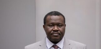 M. Ngaïssona lors de sa première comparution devant la CPI le 25 janvier 2019 ©ICC-CPI