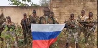Un autre groupe des soldats FACA décidés à aller sur les champs de la bataille en Ukraine pour soutenir Poutine