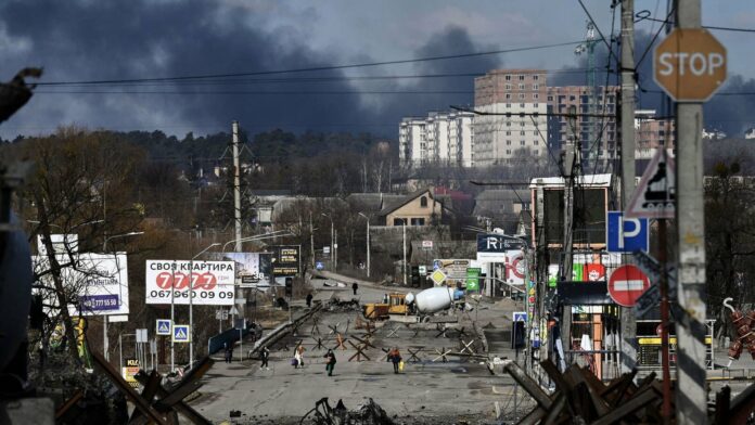 image-4 Guerre en Ukraine: l’armée russe toujours à 25 km de Kyiv, bombardements dans le Sud et le  Nord-Est