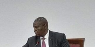 Le Président centrafricain Faustin Archange Touadera à Bangui