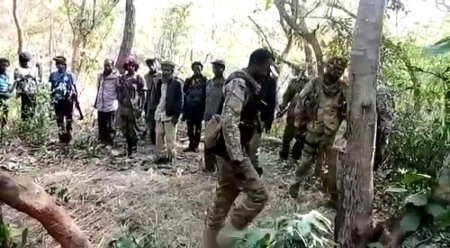 Les rebelles de la CPC à Nzako, le 21 mai 2022