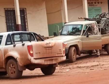 Les mercenaires de Wagner à Bambari, dans la préfecture de la Ouaka, au centre de la République centrafricaine
