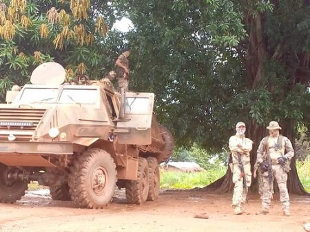 Les mercenaires de Wagner en Centrafrique déployés sur le terrain de combat à l'intérieur du pays