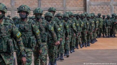Les soldats de l'armée rwandaise. CopyrightDW