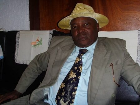 Le Président de l'Action Républicaine pour le Progrès ARP Gaston Mackouzangba/