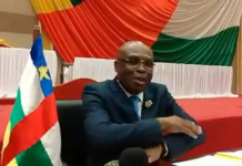 Monsieur Nalké Doroko lors de son point de presse à l'assemblée nationale le lundi 21 novembre 2022