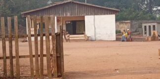 Direction locale de la société VICA, située à 25 kilomètres de Berberati, à l'ouest de la Centrafrique. CopyrightCNC