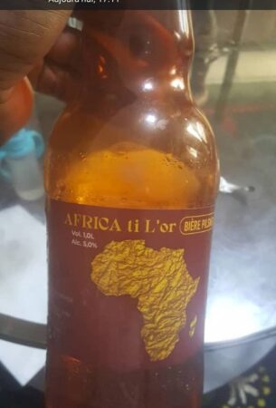 La bière de Wagner baptisé "Africa ti l'or".