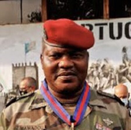 Le général Zéphirin Mamadou, chef d'État-major des armées centrafricaines