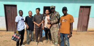 Les trois chinois enlevés à Ndiba molé dans la région de Abba sont libérés dans la matinée du dimanche 2 avril 2023 à Gallo en bonne santé