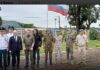 Voici une belle photo de famille qui réunit  l’ambassadeur de Russie, les Russes de la Minusca et les mercenaires de la société Wagner, illustrant l'article sur Corbeau News, le dernier cauchemar des Wagner en Centrafrique