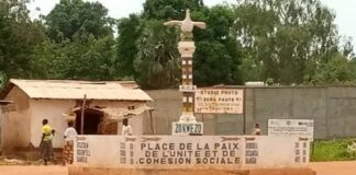Rond point de Paoua rebaptisé Place de l'unité et de la cohésion sociale