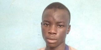 Le jeune Mouctar, interpellé par la Minusca et incarcéré à la prison du camp de Roux à Bangui