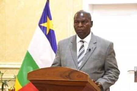 Le Président centrafricain, Faustin Archange Touadera