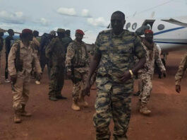 Le chef rebelle Ali Darassa et ses hommes dans la localité du Mbomou