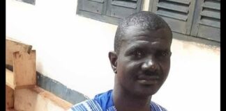 Capitaine Oubangué de la gendarmerie nationale, tué dans une embuscade près de la ville de Baoro, mardi 7 novembre 2023