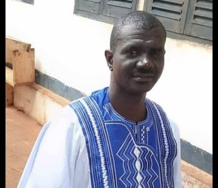 Capitaine Oubangué de la gendarmerie nationale, tué dans une embuscade près de la ville de Baoro, mardi 7 novembre 2023