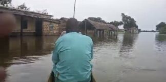 Inondation à Bema, dans la préfecture du Mbomou, au sud-est de la RCA