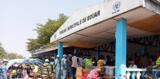 Campagne de soins de santé gratuit à Bouar, dans la Nana-Mambéré, au nord-ouest de la République centrafricaine