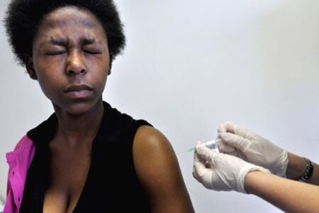 Une femme soufrant du sida. CopyrightAFP