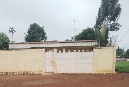 Façade de la maison du Colonel Kenefé à Bangui