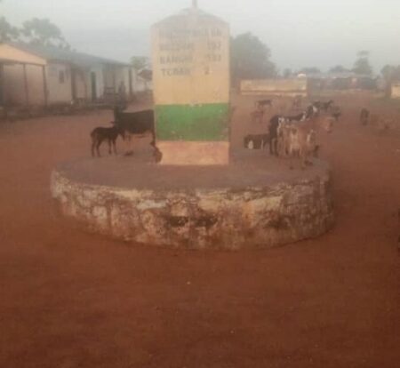 Dans la ville de Bang, à 2 kilomètres de la frontière avec le Tchad et à 5 kilomètres de la frontière avec le Cameroun. CopyrightCNC