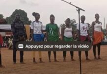 Centrafrique : Comment le PNUD finance, valide l’installation de la dictature et se félicite dans son dernier rapport annuel de 2025 d’avoir installé un empire en RCA Sur le terrain du lycée d'État des rapides dans le septième arrondissement, notamment dans le quartier Ouango, le 10 mai dernier, lors de la festivité pour le soutien au troisième mandat de Touadera