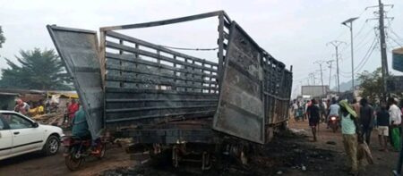 Trafic illicite de carburant en Centrafrique : l’incendie du camion d’Abdoulaye Sossal révèle l’impunité d’une mafia pétrolière