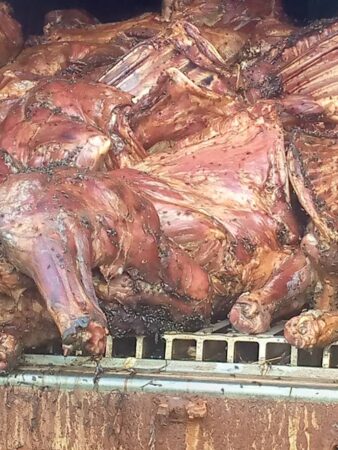 Les carcasses de viande envoyées à Bambari par Bangui pour la fête de Tabaski 2025