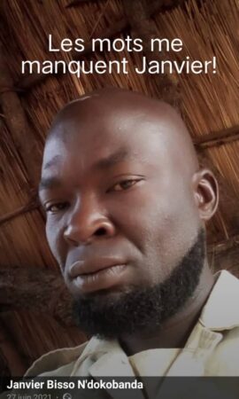 L'adjudant Janvier Bisso N'dokobanda , mort dans un accident de circulation entre les villages Gaga et Carrefour