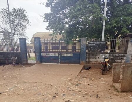 École Koudoukou , au quartier KM5, dans le troisième arrondissement de Bangui. CopyrightCNC