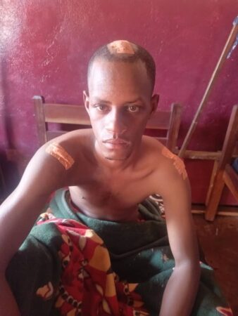 La victime du braquage de Zawa dans la nuit du samedi a dimanche 28 septembre 2025. Photo CNC