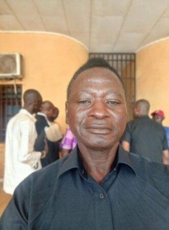 Hubert Kaïda Monganga, vice-Président de l'union des musiciens centrafricains