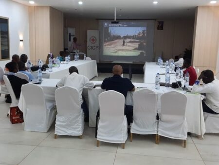 Photo prise lors de l'atelier organisé par le CICR.