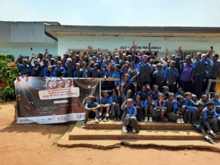 Journée des droits de l’enfant : Action Solidaire sensibilise les élèves de Bangui sur leurs droits et devoirs
