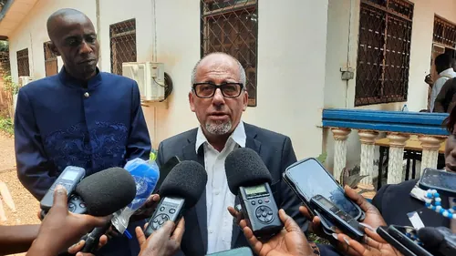 M. Philippe Beauverd le chef sortant de la délégation du CICR en République centrafricaine.a