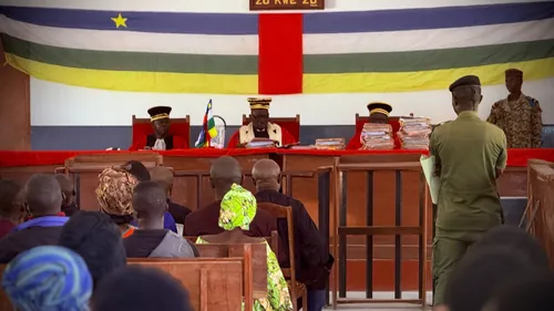 Salle d'audience du tribunal de grande instance de la ville de Bouar, dans la Nana-Mambéré