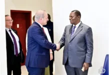 Chocolat, café et agriculture : Les opportunités d’investissements de la Confédération suisse en Centrafrique Faustin Archange TOUADÉRA a reçu en audience ce lundi 06 juillet 2026 à Bangui, Monsieur Pierre-André PAGE, Président du Conseil National Suisse